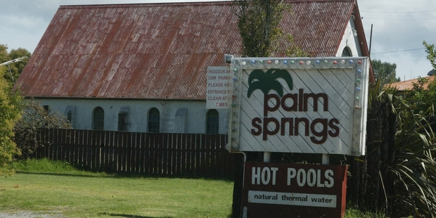 Palm Springs Hot Pools is now closed to under-18-year-olds. Photo / Paul Escourt