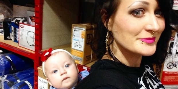 Cancer patient Jessie Roughan and her daughter Sailor Jean Begovich. Photo / Supplied