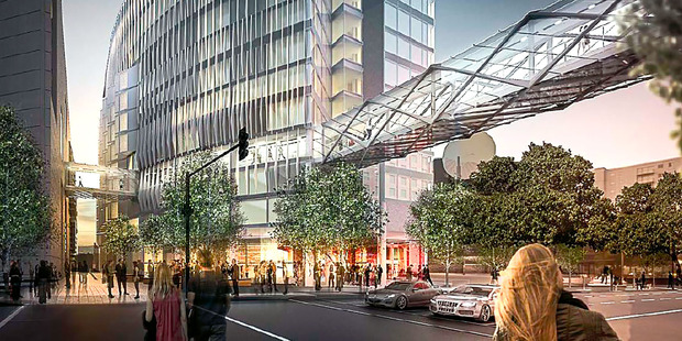 The $700 million NZ International Convention Centre in central Auckland (artist's impressions above and right) will be completed in 2020.