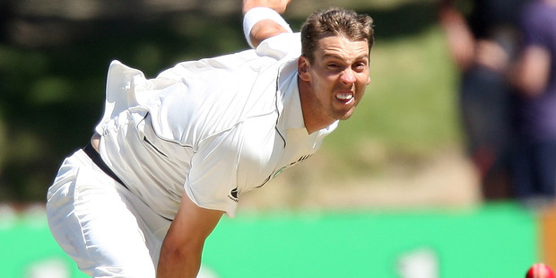 Brent Arnel ripped through Auckland's batting lineup. Photo / Getty