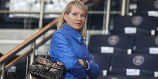 Margarita Louis-Dreyfus attends the French Ligue 1 between Paris Saint-Germain and Olympique de Marseille at Parc Des Princes on October 4, 2015 in Paris, France. Photo / Getty