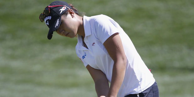 Lydia Ko putts at the LPGA JTBC Founders Cup at Wildfire Golf Club. Photo / Getty Images