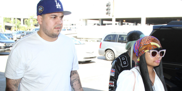 Rob Kardashian and Blac Chyna. Photo / Getty Images