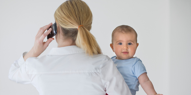 Do women get "trapped" when they have children at an older age? Photo / Getty
