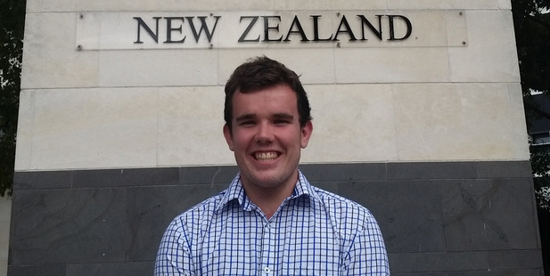Student Andrew Lamb, 22, who is in his final year of dentistry at the University of Otago. Photo / Supplied