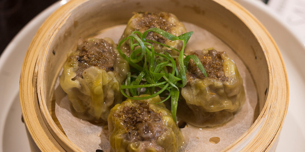 The beef shu mai from White + Wongs. Photo / Dean Purcell