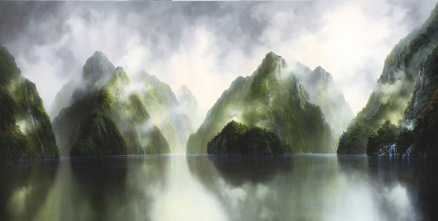 Summer Rains by New Zealand artist Tim Wilson has fetched the highest price paid for an artwork by a living New Zealand artist. Photo / Supplied