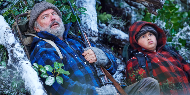 The Hunt for the Wilderpeople starring Sam Neill and Julian Dennsion. Photo / Supplied