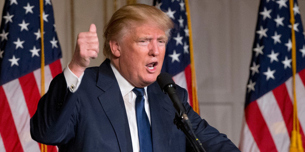 The "Donald Trump" character will be entering the show's ongoing presidential race. Photo / AP