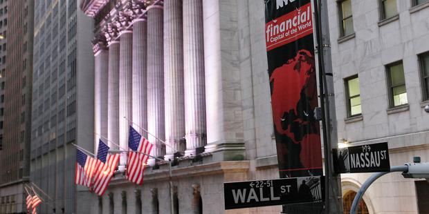 US pre-tax earnings probably fell 9.5 per cent in the fourth quarter from a year earlier, the biggest decline since the 31 per cent free fall during the height of the financial crisis. Photo / AP