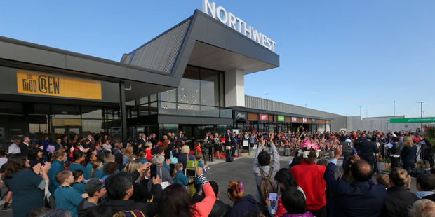If you build it, will they come? The big crowds at last year's opening of the NorthWest mall haven't been seen through the summer. Photo / Greg Bowker