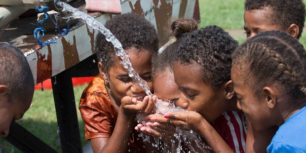 The spirit of the Fijian people remains unbroken despite the nation being ravaged by Cyclone Winston last month. Photo / Brett Phibbs