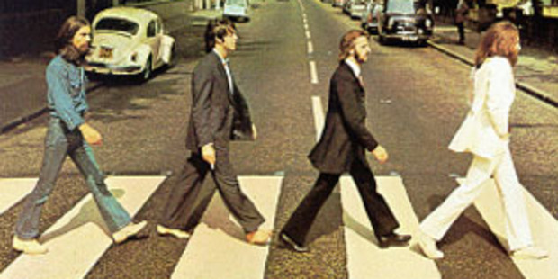 The Beatles : Abbey Road Album Cover. Photo / Supplied