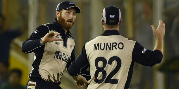 Martin Guptill and Colin Munro. Photo / Getty