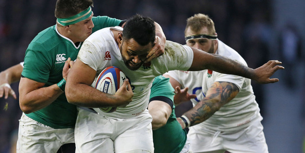 England no 8 Billy Vunipola would add monster value to a potential Lions back row. Photo / AP