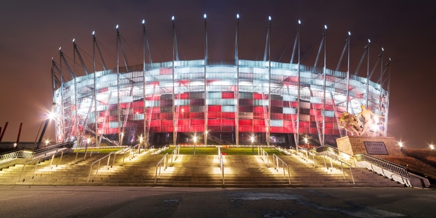 Eye-catching projects around the world include stadium in Warsaw. Photo / Getty Images