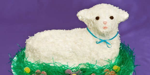 A traditional Easter lamb cake. Photo / iStock