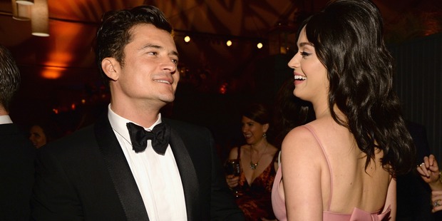 Orlando Bloom and Katy Perry have been virtually inseparable since getting cosy at a Golden Globe's after Party. Photo / Getty
