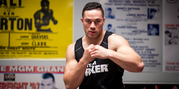 Boxer Joseph Parker. Photo / Dean Purcell.
