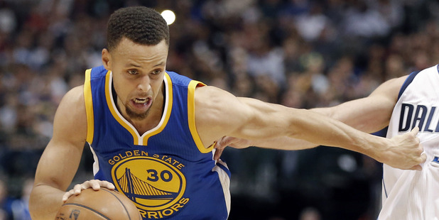 Golden State Warriors guard Stephen Curry. Photo / AP