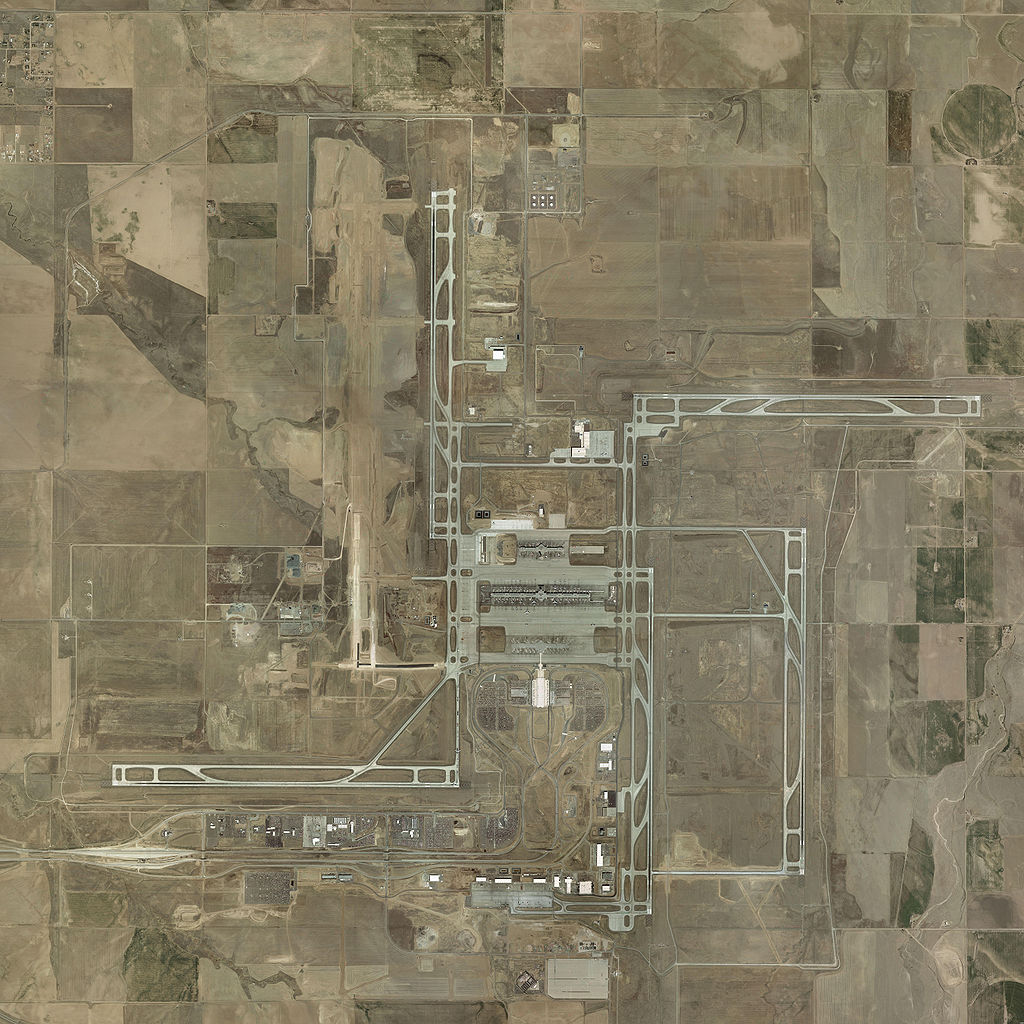 The airport's runways resemble a swastika. Photo / Wikimedia Commons