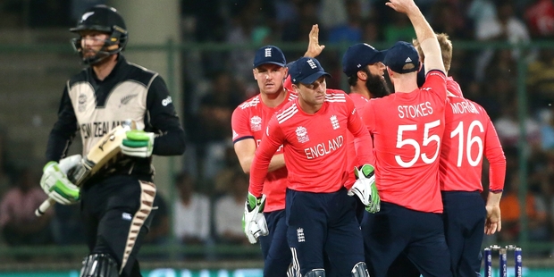 Martin Guptill and the Black Caps didn't choke in their semifinal, they were beaten by a better unit. Picture / AP