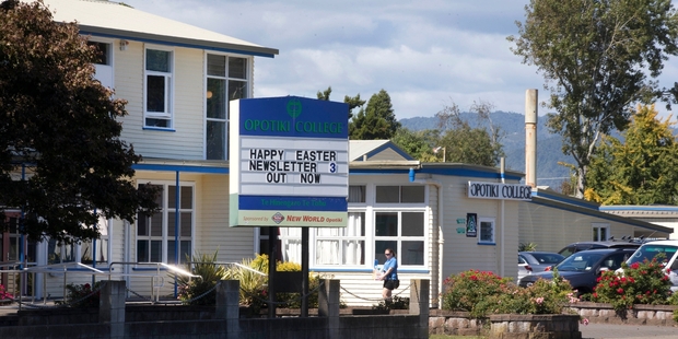 The 10 young people involved in the court case were all students or past students of Opotiki College. Photo / Alan Gibson
