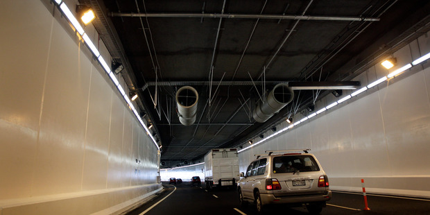 Timesaver Traffic reports that traffic is backed up and those heading towards Auckland Harbour Bridge should expect delays. Photo / File