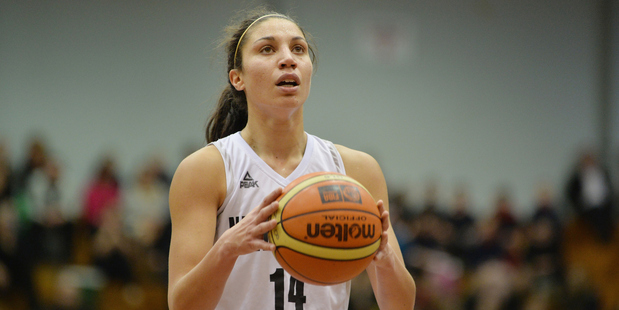 Chevannah Paalvast attempts a free throw while playing for the Tall Ferns. Photo / Getty Images
