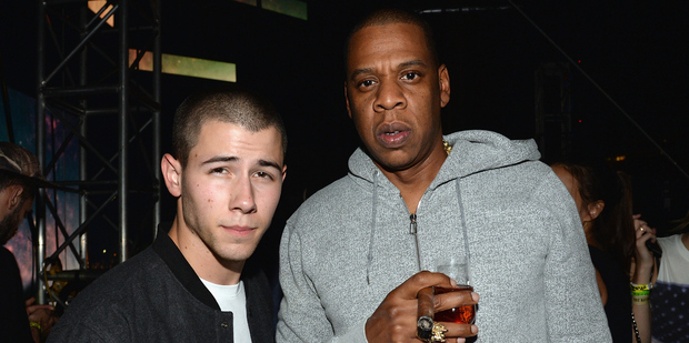 Singer Nick Jonas and rap star Jay Z. Photo / Getty Images