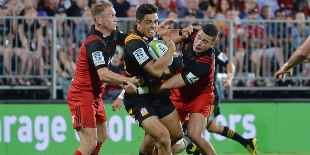Anton Lienert-Brown will return at centre in one of two changes to the Chiefs. Photo / Getty