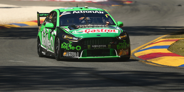 Mark Winterbottom during practice for the V8 Supercars Clipsal 500 at Adelaide. Photo / Getty Images