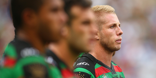 Aaron Gray was one of two Rabbitohs hospitalised for overdosing on prescription pain medication. Photo / Getty