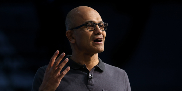 Microsoft Chief Executive Officer Satya Nadella.