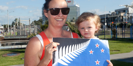 Catherine Connell, 40, Otumoetai Flag choice: The silver fern flag Why? It's a good time for change