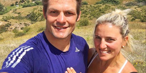 Gemma Flynn and Richie McCaw.
