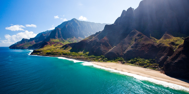 Kauai's cool, windswept ridges and coastline. Photo / Hawaii Tourism Authority / Tor Johnson