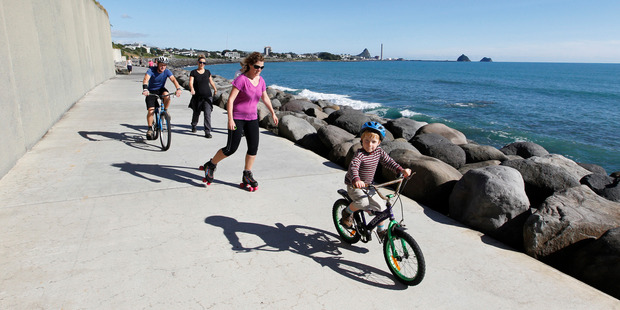 New Plymouth's Coastal Walkway. Photo / Rob Tucker