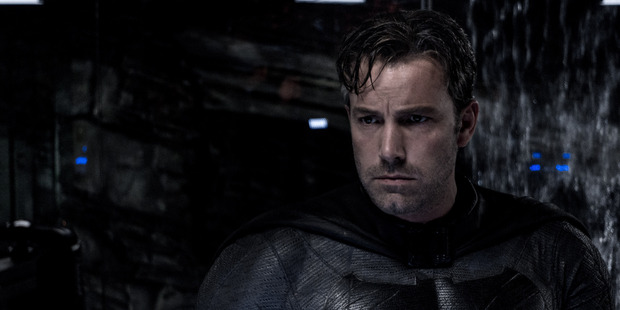 Ben Affleck as Batman in a scene from the movie Batman v Superman: Dawn of Justice.