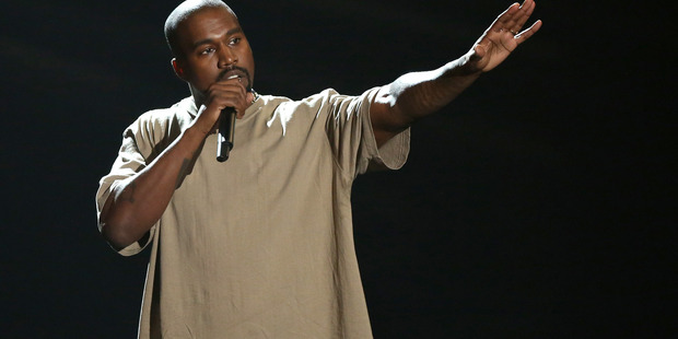 Kanye West. Photo / AP