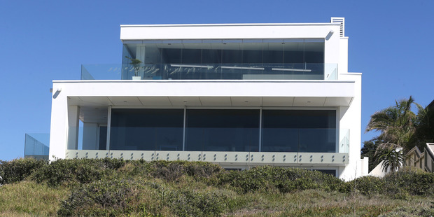 The Mt Maunganui home has 180-degree views of the sea. Photo / Alan Gibson