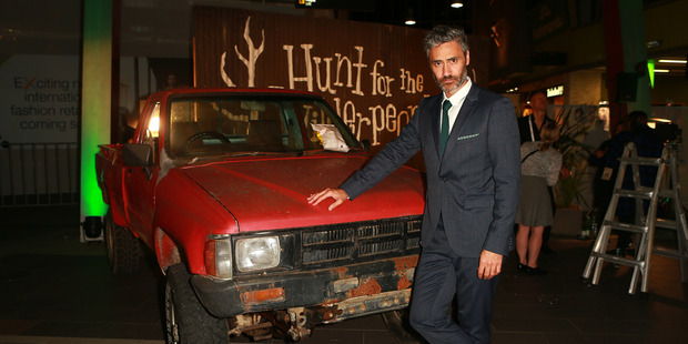 Taika Waititi at the premiere of his new film Hunt for the Wilderpeople. Photo / Norrie Montgomery