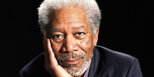 Having played God, Morgan Freeman ponders Him.