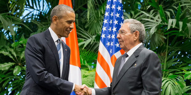 US President Barack Obama made history with his visit to Cuba this month for talks with President Raul Castro. Photo / AP