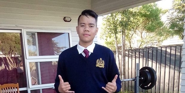 Peter Iakopo Lemalu, another 17 year old who died while swimming at Hunua Falls. Photo / Supplied