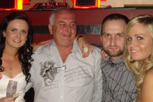 Kerry Blair with his three children, Rochelle, Dylan and Cherise. Photo / Supplied
