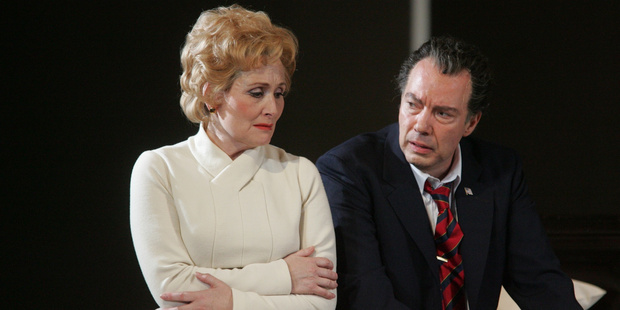 Janis Kelly as Pat Nixon and James Maddalena as Richard Nixon in Nixon in China. Photo / Alastair Muir