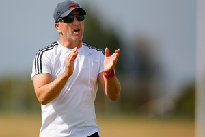 New Zealand Sevens women team coach Sean Horan.