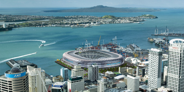 A waterfront stadium in Auckland needs to be the right fit, taking into account what has worked and what hasn't in other parts of the world. Photo / NZPA