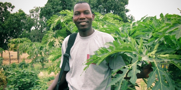 Hyromi Samuel Keita in his homeland of Mali.